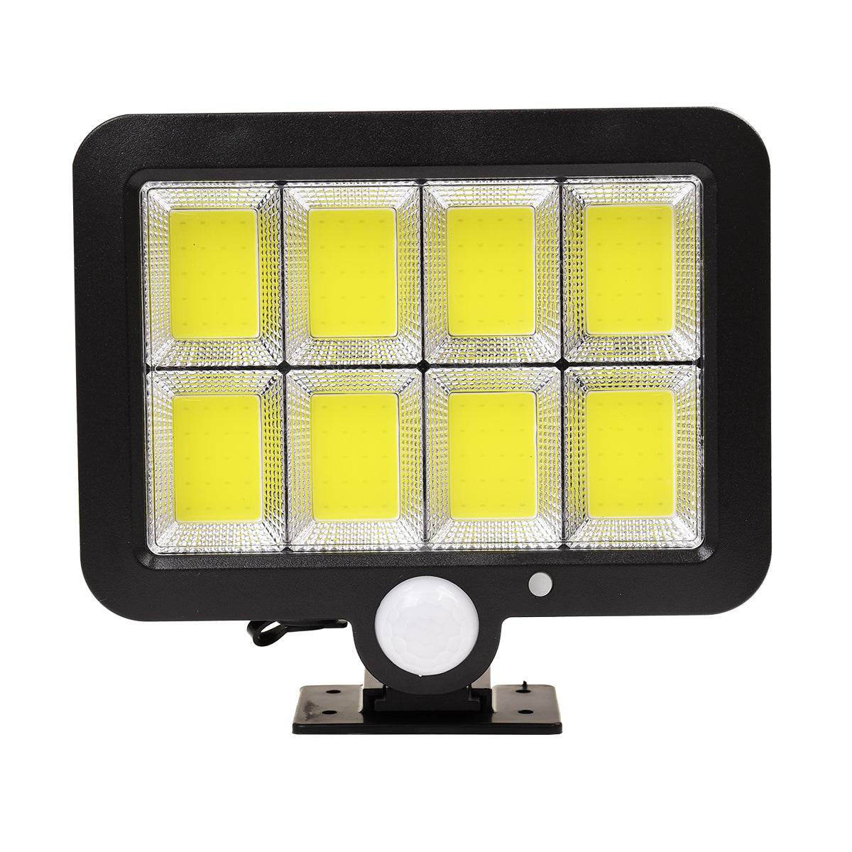 GloboStar® 71464 Αυτόνομος Ηλιακός Προβολέας LED 160 8 x COB 40W 2000lm με Ενσωματωμένη Μπαταρία 2400mAh - Φωτοβολταϊκό Πάνελ με Αισθητήρα Ημέρας-Νύχτας - PIR Αισθητήρα Κίνησης Αδιάβροχο IP65 Ψυχρό Λευκό 6000K - ledmania.gr