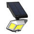 GloboStar® 71482 Αυτόνομος Ηλιακός Προβολέας LED COB 20W 1500lm με Ενσωματωμένη Μπαταρία 2400mAh - Φωτοβολταϊκό Πάνελ με Αισθητήρα Ημέρας-Νύχτας - PIR Αισθητήρα Κίνησης και Ασύρματο Χειριστήριο IR Αδιάβροχο IP65 Ψυχρό Λευκό 6000K - ledmania.gr