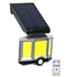 GloboStar® 71482 Αυτόνομος Ηλιακός Προβολέας LED COB 20W 1500lm με Ενσωματωμένη Μπαταρία 2400mAh - Φωτοβολταϊκό Πάνελ με Αισθητήρα Ημέρας-Νύχτας - PIR Αισθητήρα Κίνησης και Ασύρματο Χειριστήριο IR Αδιάβροχο IP65 Ψυχρό Λευκό 6000K - ledmania.gr