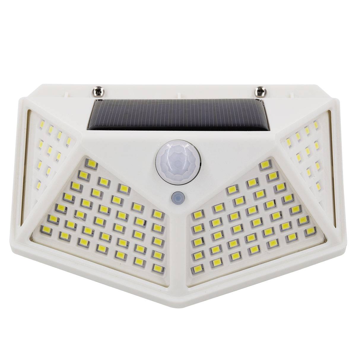 GloboStar® 71498 Αυτόνομο Ηλιακό Φωτιστικό LED SMD 10W 1000lm με Ενσωματωμένη Μπαταρία 1200mAh - Φωτοβολταϊκό Πάνελ με Αισθητήρα Ημέρας-Νύχτας και PIR Αισθητήρα Κίνησης Αδιάβροχο IP65 Ψυχρό Λευκό 6000K - ledmania.gr