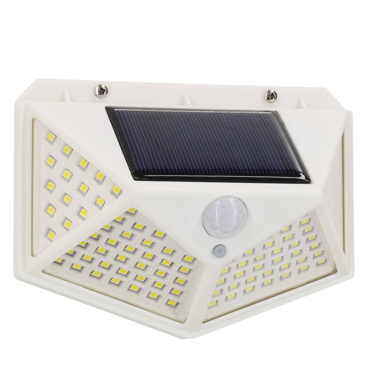 GloboStar® 71498 Αυτόνομο Ηλιακό Φωτιστικό LED SMD 10W 1000lm με Ενσωματωμένη Μπαταρία 1200mAh - Φωτοβολταϊκό Πάνελ με Αισθητήρα Ημέρας-Νύχτας και PIR Αισθητήρα Κίνησης Αδιάβροχο IP65 Ψυχρό Λευκό 6000K - ledmania.gr