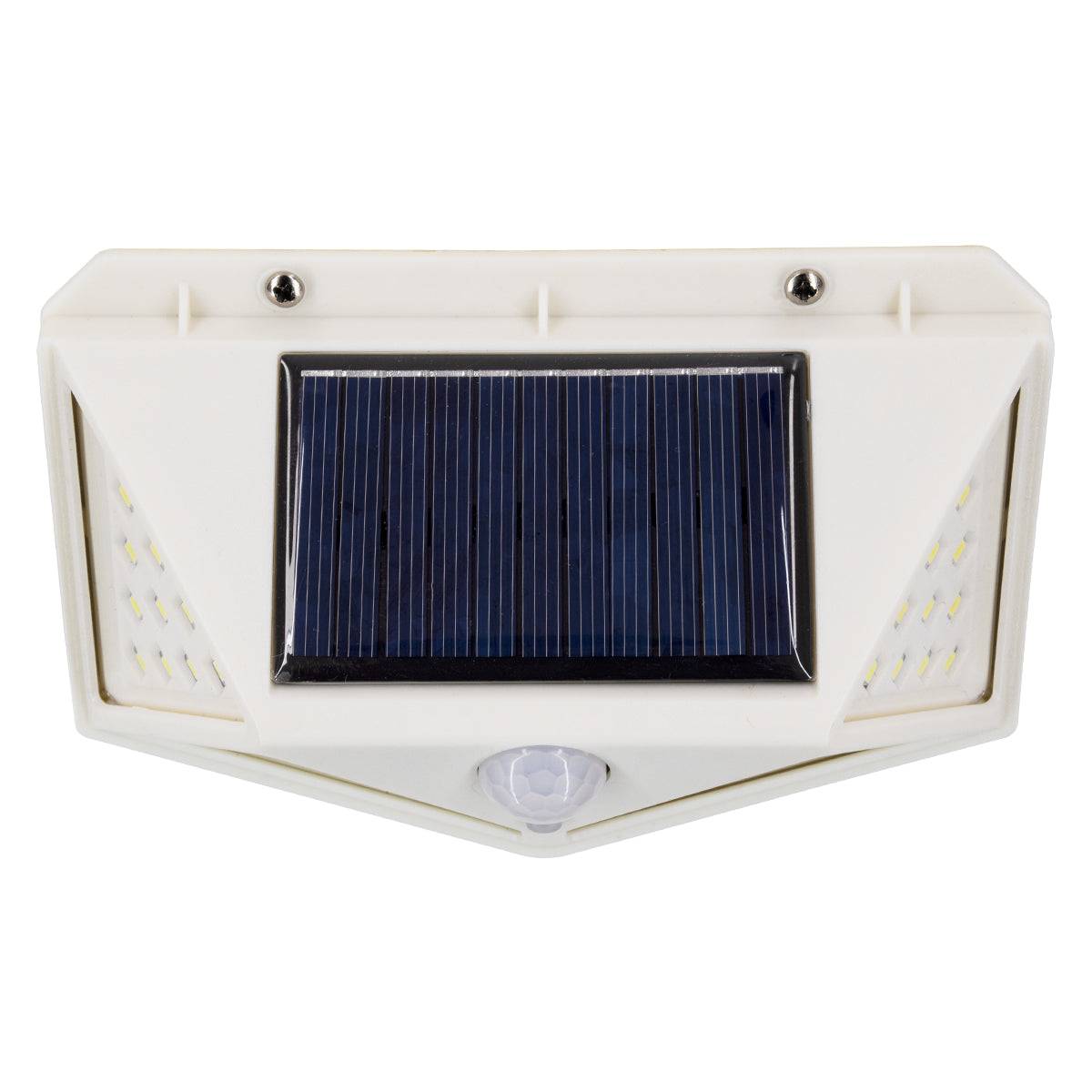 GloboStar® 71498 Αυτόνομο Ηλιακό Φωτιστικό LED SMD 10W 1000lm με Ενσωματωμένη Μπαταρία 1200mAh - Φωτοβολταϊκό Πάνελ με Αισθητήρα Ημέρας-Νύχτας και PIR Αισθητήρα Κίνησης Αδιάβροχο IP65 Ψυχρό Λευκό 6000K - ledmania.gr