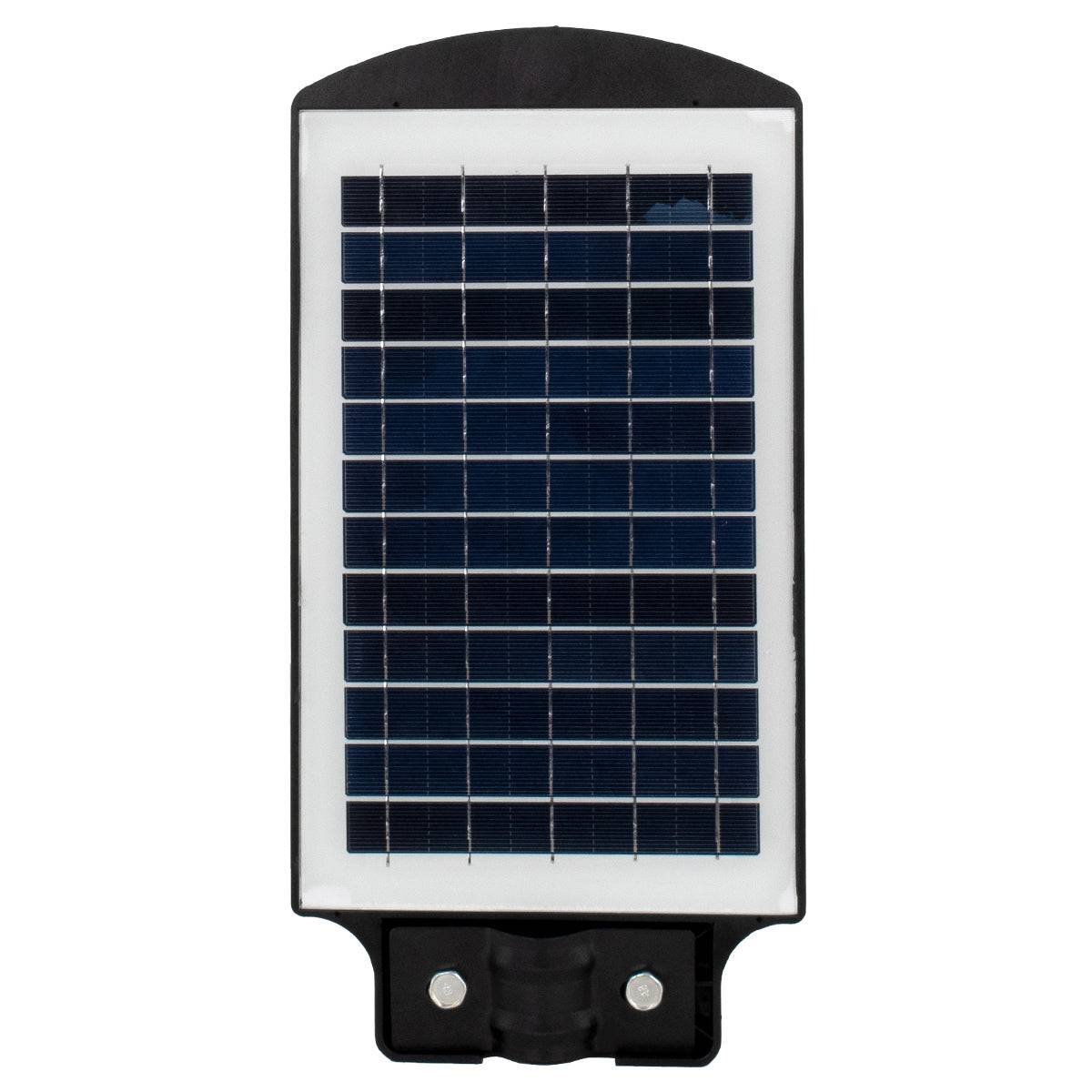 GloboStar® 71550 Αυτόνομο Ηλιακό Φωτιστικό Δρόμου Street Light LED SMD 50W 4000lm με Ενσωματωμένη Μπαταρία Li-ion 4500mAh - Φωτοβολταϊκό Πάνελ με Αισθητήρα Ημέρας-Νύχτας PIR Αισθητήρα Κίνησης και Ασύρματο Χειριστήριο Αδιάβροχο IP65 Ψυχρό Λευκό 6000K - ledmania.gr