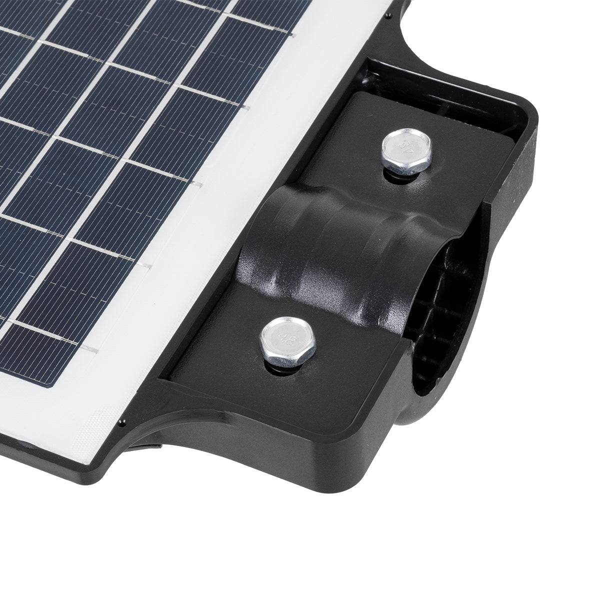 GloboStar® 71551 Αυτόνομο Ηλιακό Φωτιστικό Δρόμου Street Light LED SMD 100W 8000lm με Ενσωματωμένη Μπαταρία Li-ion 5500mAh - Φωτοβολταϊκό Πάνελ με Αισθητήρα Ημέρας-Νύχτας PIR Αισθητήρα Κίνησης και Ασύρματο Χειριστήριο Αδιάβροχο IP65 Ψυχρό Λευκό 6000K - ledmania.gr