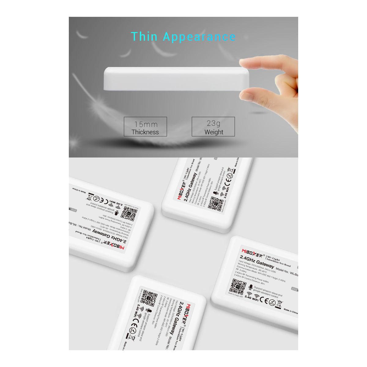 GloboStar® 73423 Mi-Light MiBOXER WL-Box1 - Smart 2.4GHz Gateway Bridge to WiFi-IEEE 802.11b/g/n DC 5V / 500mA - ledmania.gr