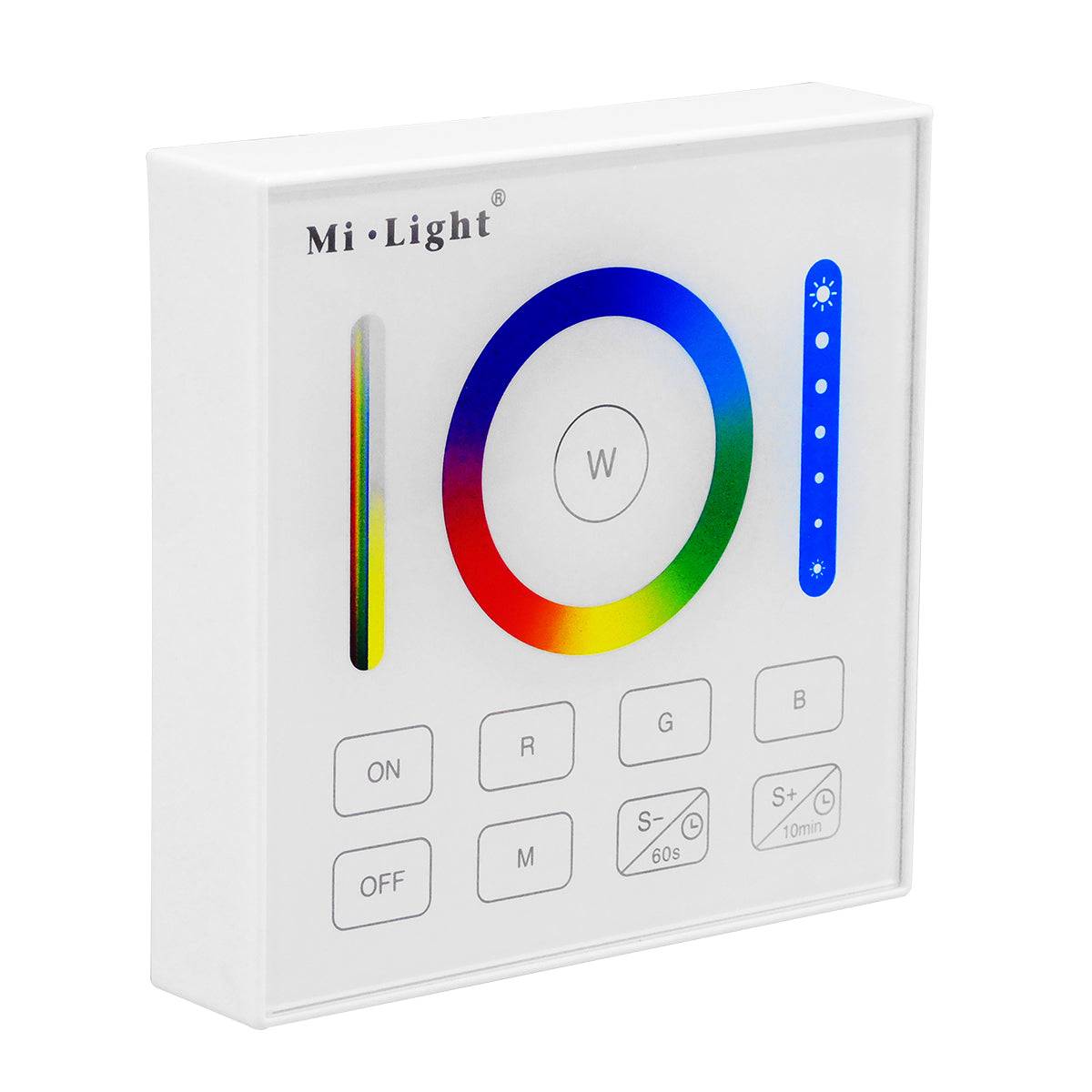 GloboStar® 73425 Mi-Light B0 LED RGBW+WW+CCT Smart Ασύρματο Χειριστήριο Αφής 2.4G RF Φορητό/Τοίχου με Μπαταρία για όλα τα Mi-Light Controller Box - ledmania.gr