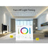 GloboStar® 73425 Mi-Light B0 LED RGBW+WW+CCT Smart Ασύρματο Χειριστήριο Αφής 2.4G RF Φορητό/Τοίχου με Μπαταρία για όλα τα Mi-Light Controller Box - ledmania.gr