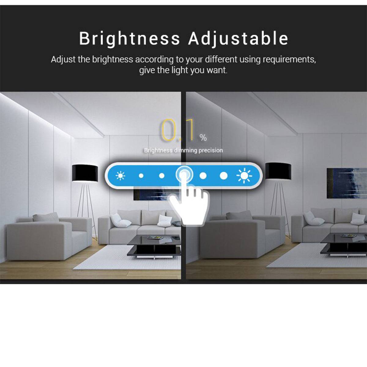 GloboStar® 73425 Mi-Light B0 LED RGBW+WW+CCT Smart Ασύρματο Χειριστήριο Αφής 2.4G RF Φορητό/Τοίχου με Μπαταρία για όλα τα Mi-Light Controller Box - ledmania.gr
