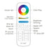 GloboStar® 73426 Ασύρματο Χειριστήριο Αφής έως 8 Group Wireless RF 2.4Ghz LED RGBW+WW Smart Touch Panel 8-Zone Mi-Light FUT089 433MHz RF 2.4G - ledmania.gr