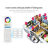 GloboStar® 73426 Ασύρματο Χειριστήριο Αφής έως 8 Group Wireless RF 2.4Ghz LED RGBW+WW Smart Touch Panel 8-Zone Mi-Light FUT089 433MHz RF 2.4G - ledmania.gr