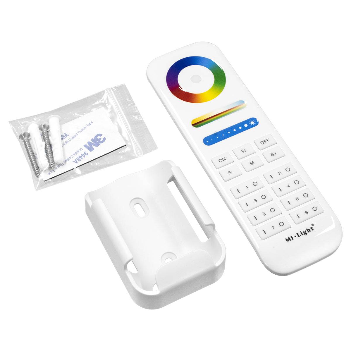 GloboStar® 73426 Ασύρματο Χειριστήριο Αφής έως 8 Group Wireless RF 2.4Ghz LED RGBW+WW Smart Touch Panel 8-Zone Mi-Light FUT089 433MHz RF 2.4G - ledmania.gr