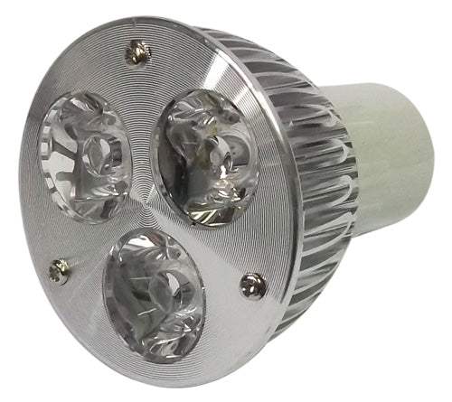 Mr16 3*2watt Epistar Υψηλης Ισχυος Spotlight Led 30° 12vDc-Ψυχρό Λευκό-1 τεμ. - ledmania.gr