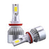 H9 Λαμπα LED αυτοκινήτου-8000Lm Σετ  2τεμ-72w -Bridgelux COB-DC8-48V- με Ανεμιστήρα 6000K - ledmania.gr