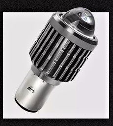 H6 Led Μοτοσυκλέτας 12-24v με HD Φακο Ενίσχυσης-Ψυχρο Λευκο τεμ.1 - ledmania.gr