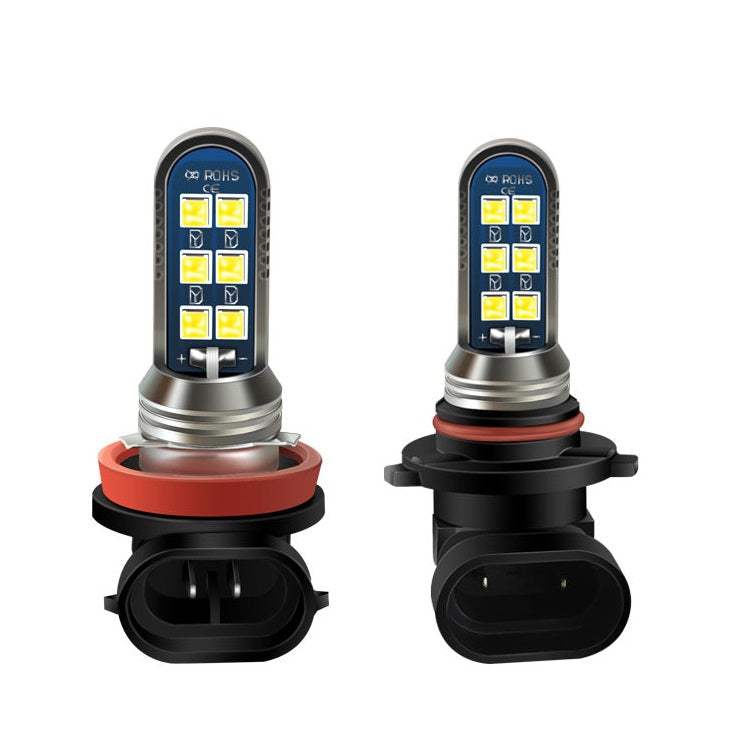 H11 Λαμπτήρες LED 3030 12SMD 2300LM Super Bright H11 LED Αυτοκινήτου-Φώτα ομίχλης-Ψυχρο Λευκο 1 τεμ. - ledmania.gr