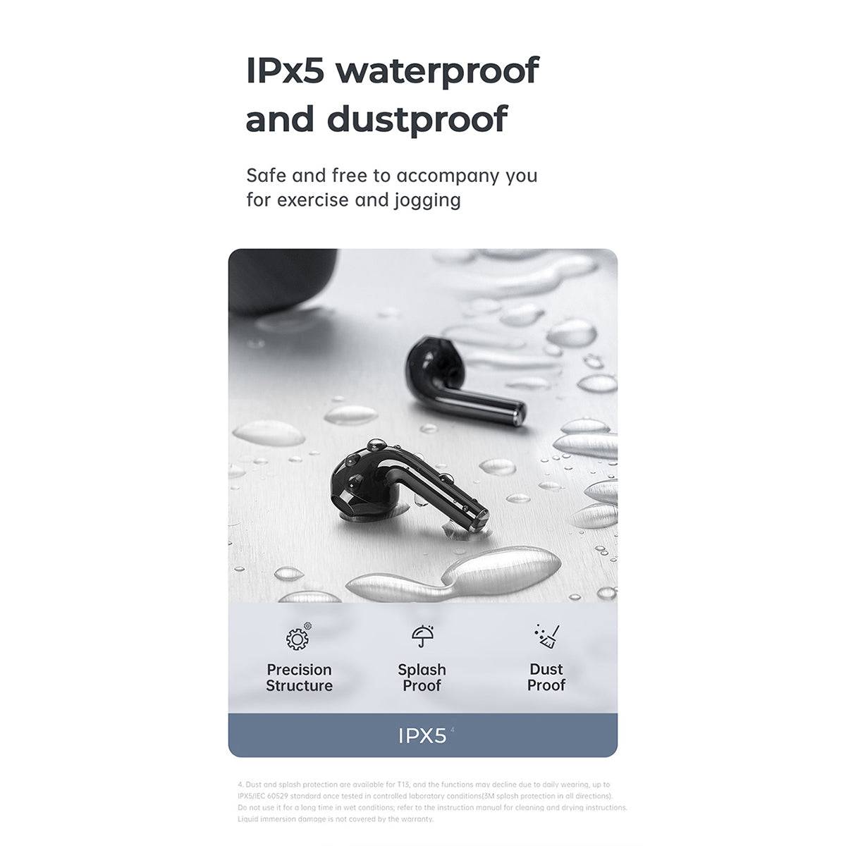 GloboStar® 87055 JOYROOM Originals JR-T13 Bilateral TWS Earphones με Θήκη Φόρτισης True Wireless Bluetooth V5.0 Binaural Συμβατό με iOS & Android Μαύρο - ledmania.gr