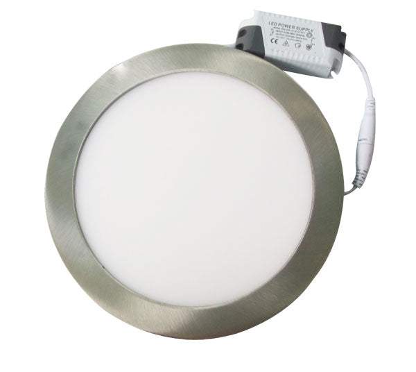 Led Panel Οροφής 20w Χωνευτό - 1900Lm - Inox - ledmania.gr