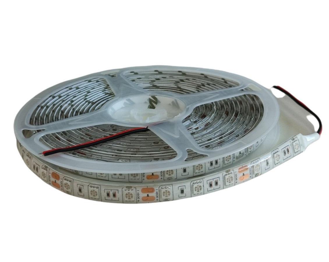 Ταινία Led Αδιάβροχη IP65-60Led 5050 το μετρο 12vDc-14.4w Κόκκινη 1μετρο - ledmania.gr