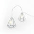 "METAL DIAMOND" 10 LED ΛΑΜΠΑΚ ΣΕΙΡΑ ΜΠΑΤΑΡ.(3xAA) ΘΕΡΜΟ ΛΕΥΚΟ ΑΣΗΜΙ ΜΕΤΑΛΛΟ IP20 135+30cm ΔΙΑΦΑΝ ΚΑΛ - ledmania.gr