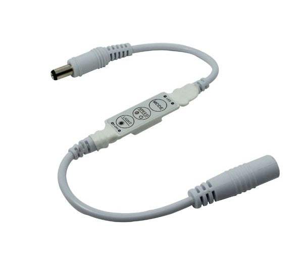 Led Dimmer-Controller Mini 3-Key για Ταινίες και Φωτισμό Led 6A- 5-12-24v - ledmania.gr