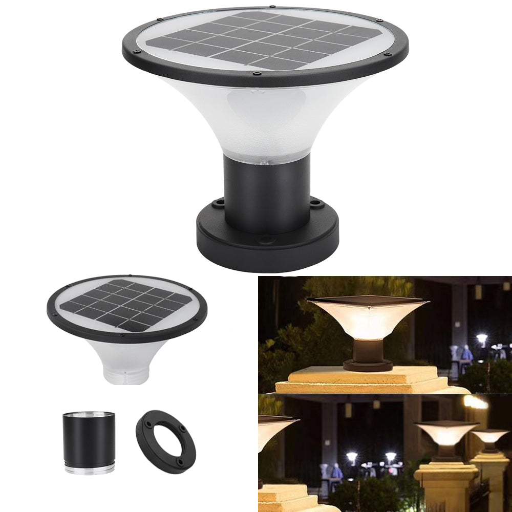 Ηλιακο Φωτιστικο CCT 3 Χρωμάτων 5Watt Ip65 Αδιάβροχο Μονοκρυσταλικο - ledmania.gr
