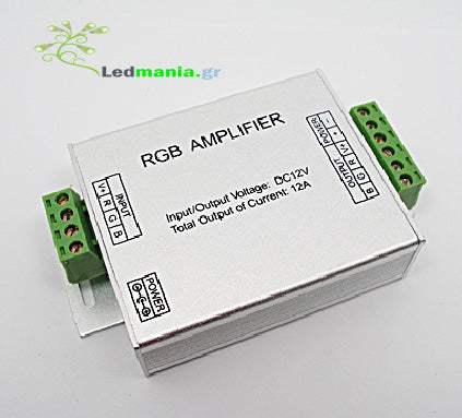Ενισχυτης Rgb Σηματος 144w-12v - ledmania.gr