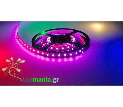 Αδιαβροχη IP65 RGB Ταινία Led 60 Smd 5050 24V DC 12-14Lm-1μετρο - ledmania.gr