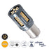 GloboStar® 81271 Λάμπα Αυτοκινήτου & Φορτηγού LED 1156 - BA15S - P21W 3rd Generation Can-Bus Extreme Truck Series 84xSMD3030 9.6W 1152lm 360° DC 12-48V IP20 Φ2 x Υ5cm Πορτοκαλί - ledmania.gr