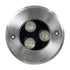 GloboStar® UNDERGROUND-FANI S-90979 Χωνευτό Φωτιστικό Σποτ Δαπέδου LED 12W 1080lm 60° DC 24V Αδιάβροχο IP68 Φ10 x Υ7.5cm Θερμό Λευκό 2700K - Ανοξείδωτο Ατσάλι - 3 Years Warranty - ledmania.gr