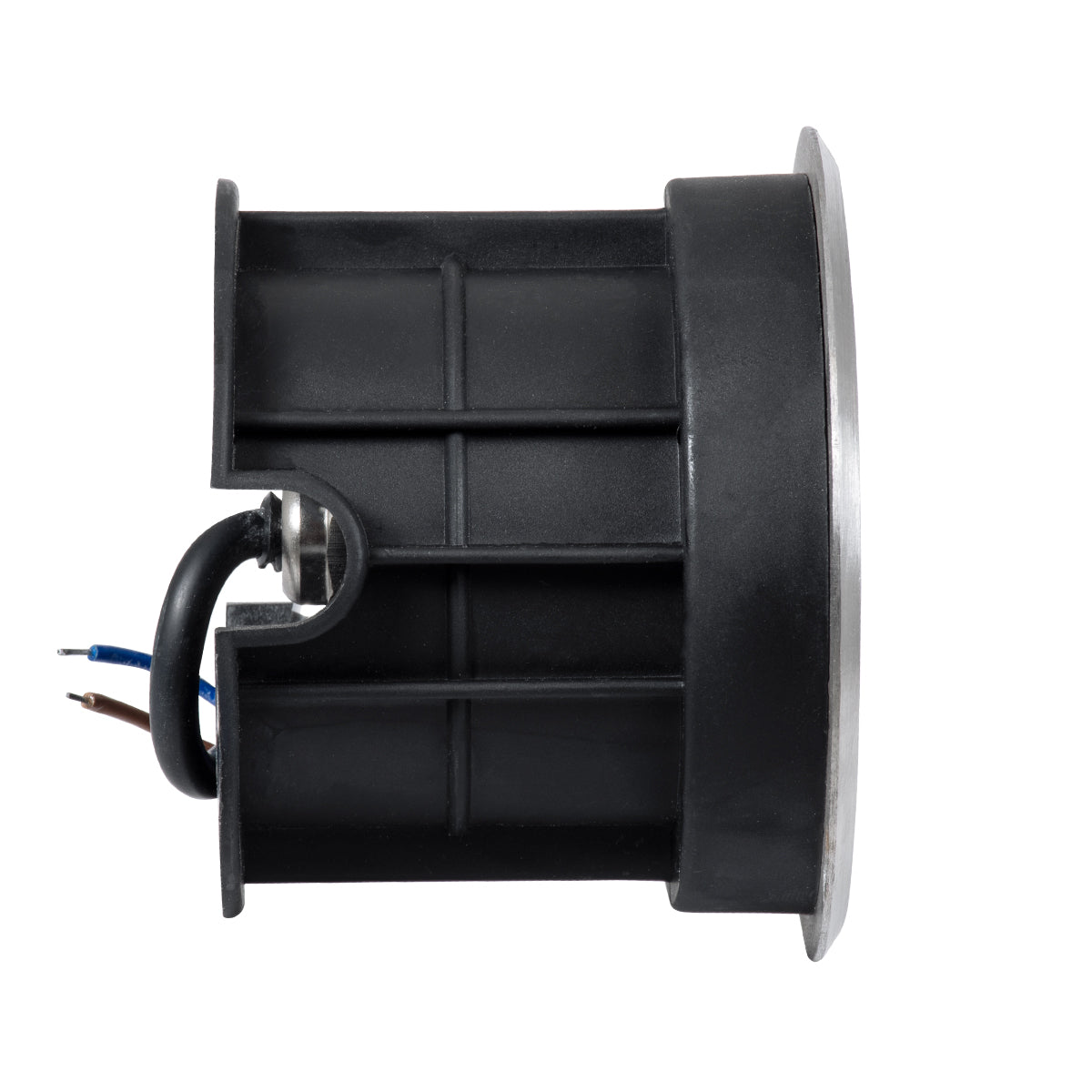 GloboStar® UNDERGROUND-FANI S-90979 Χωνευτό Φωτιστικό Σποτ Δαπέδου LED 12W 1080lm 60° DC 24V Αδιάβροχο IP68 Φ10 x Υ7.5cm Θερμό Λευκό 2700K - Ανοξείδωτο Ατσάλι - 3 Years Warranty - ledmania.gr