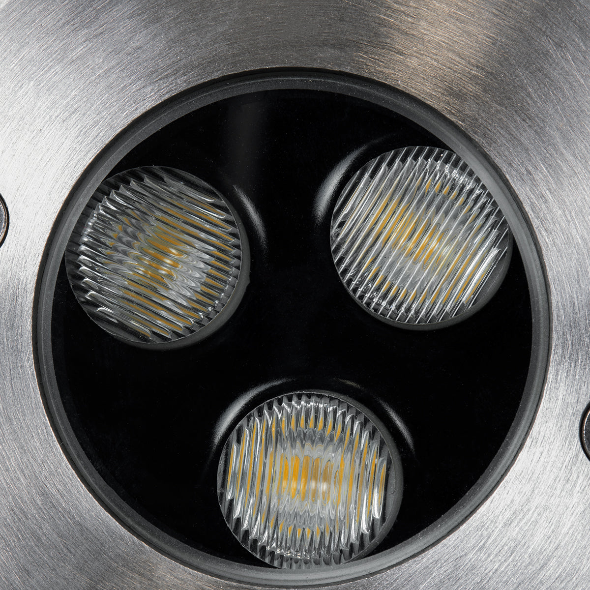 GloboStar® UNDERGROUND-FANI S-90979 Χωνευτό Φωτιστικό Σποτ Δαπέδου LED 12W 1080lm 60° DC 24V Αδιάβροχο IP68 Φ10 x Υ7.5cm Θερμό Λευκό 2700K - Ανοξείδωτο Ατσάλι - 3 Years Warranty - ledmania.gr