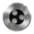 GloboStar® UNDERGROUND-FANI S-90980 Χωνευτό Φωτιστικό Σποτ Δαπέδου LED 12W 1200lm 60° DC 24V Αδιάβροχο IP68 Φ10 x Υ7.5cm Ψυχρό Λευκό 6000K - Ανοξείδωτο Ατσάλι - 3 Years Warranty - ledmania.gr