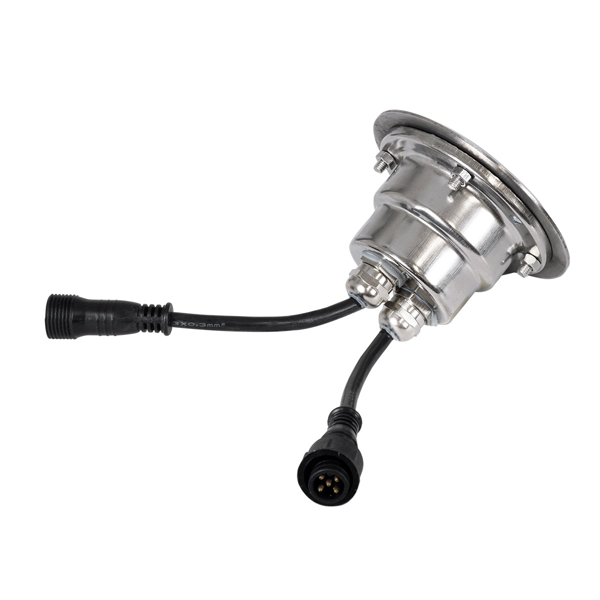 GloboStar® UNDERGROUND-FANI S-90981 Χωνευτό Φωτιστικό Σποτ Δαπέδου LED 12W 1020lm 60° DC 24V Αδιάβροχο IP68 Φ10 x Υ7.5cm RGBW DMX512 - Ανοξείδωτο Ατσάλι - 3 Years Warranty - ledmania.gr