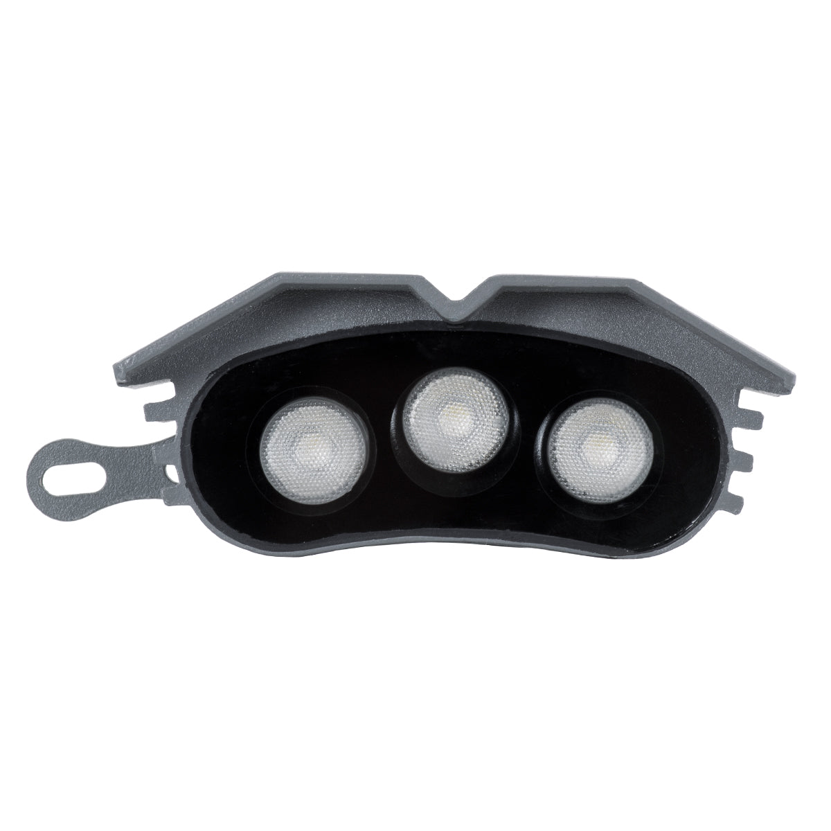 GloboStar® TREELIGHT-ZINA S-90982 Κυρτή Μπάρα Φωτισμού Wall Washer με Αντιθαμβωτική Γρίλια Ειδική για Φυτά - Δέντρα LED 3W 255lm 30° DC 24V Αδιάβροχο IP65 L11 x W6.5 x H5cm με Αυτόματα Προγράμματα Εναλλαγής Χρωμάτων Πολύχρωμο RGBW - Γκρι Ανθρακί - 3 Years - ledmania.gr