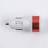 Globostar® S-90991 Ροζ Φορτιστής Αυτοκινήτου DC 12-24V με 2 Εξόδους USB DC 5V 1.0Α & 2.1A - ledmania.gr