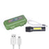 Super Bright Zoom LED Q5 T6  With Side COB Light Αλουμίνιο Αδιάβροχο USB Επαναφορτιζόμενος Φακός LED - ledmania.gr