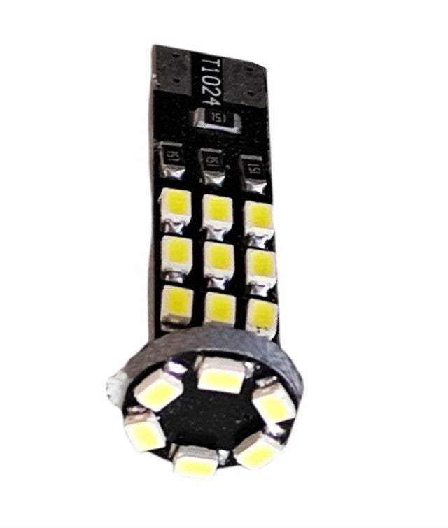 T10-W5W Canbus Led Αυτοκινήτων 24smd 1210-12VDc-Ψυχρο λευκο-1τεμ. - ledmania.gr
