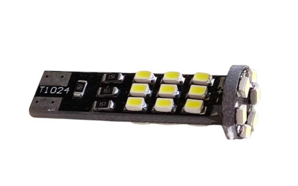 T10-W5W Canbus Led Αυτοκινήτων 24smd 1210-12VDc-Ψυχρο λευκο-1τεμ. - ledmania.gr