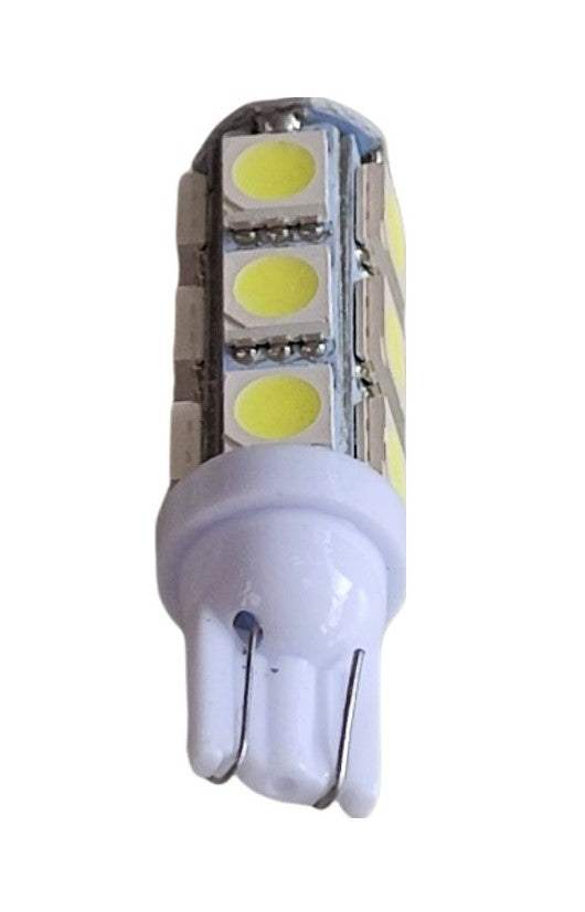 T10 led Αυτοκινητου-13 Smd 5050 Υψηλης Ισχυος-12vdc-360°-Ψυχρο λευκο 1τεμ. - ledmania.gr