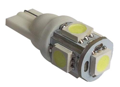 T10 5 Smd 5050 Led Αυτοκινήτου 12VDc-Ψυχρο Λευκο-1τεμ. - ledmania.gr