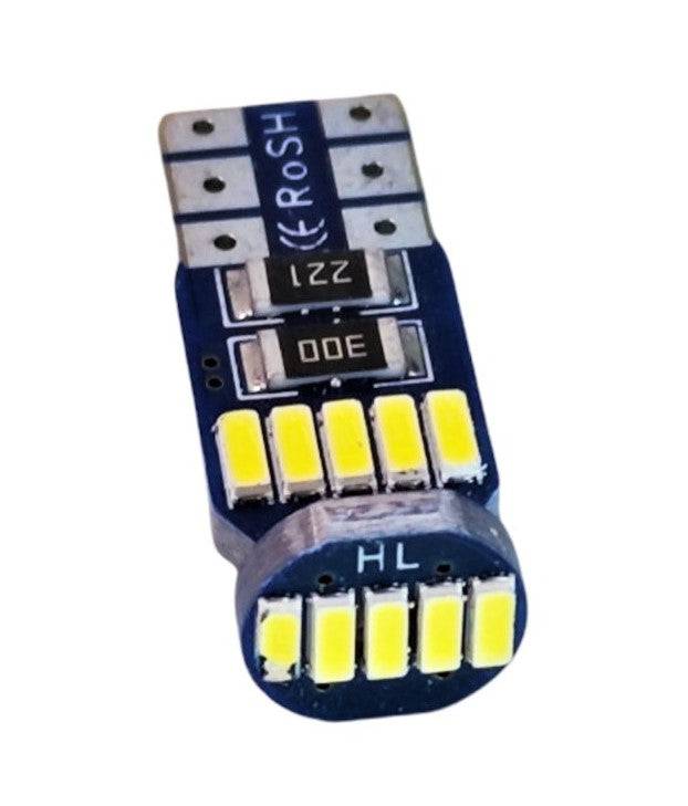 T10-W5W Canbus Led Αυτοκινήτων 15smd 4014-200Lm -12VDc-Ψυχρο λευκο-1τεμ. - ledmania.gr