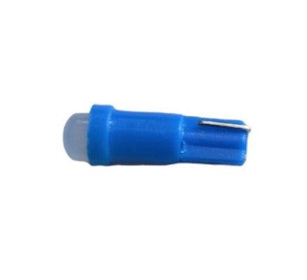 T5 COB 12V Super Bright Wedge LED Όργανων Ταμπλό 1watt- LED Λάμπες Αυτοκινήτου-Μπλε-1Tεμ. - ledmania.gr