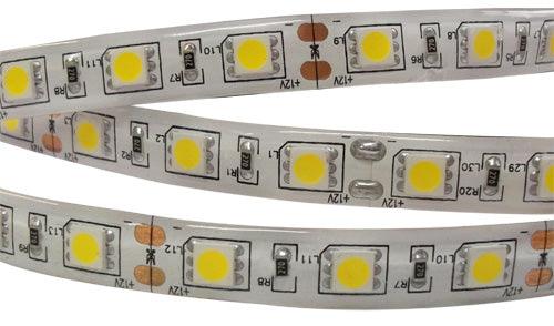 Ταινια Led  60 Smd 5050 Leds/1 Μετρο IP20-12vdc-15-16lm μετρο-Ψυχρο Λευκο-1μετρο - ledmania.gr