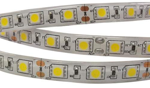 Αδιαβροχη Ταινια Led  60 Smd 5050 Leds/1 Μετρο IP65-12vdc-15-16lm μετρο-Λευκο Ημερας 4000Κ-1μετρο - ledmania.gr