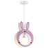 Κρεμαστό παιδικό φωτιστικό οροφής FARMA 1xΕ27 κουνελάκι MDF 24x10xh100cm - ledmania.gr