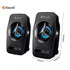 KISONLI SPEAKERS L-3030, 2x3W, USB, BLACK - ledmania.gr