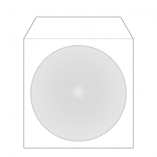MediaRange Paper Sleeves for 1 Disc White 100 Pack (MRBOX62) - ledmania.gr