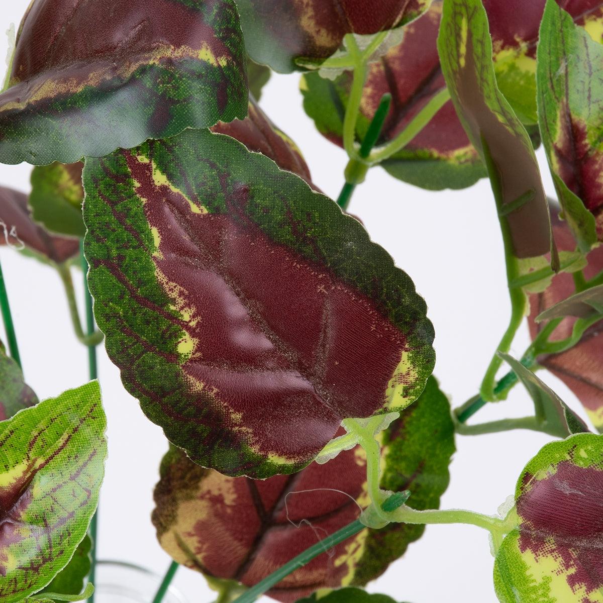 GloboStar® AMARANTHUS TRICOLOR 78296 Τεχνητό Φυτό Αμάραντος Τρίχρωμος - Μπουκέτο Διακοσμητικών Φυτών - Κλαδιών με Φύλλωμα Πράσινο - Κόκκινο - Κίτρινο Υ34cm - ledmania.gr
