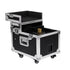 GloboStar® 51170 MERMAID Επαγγελματική Επιδαπέδια Μηχανή Double Haze Machine - Διπλού Εφέ Ομίχλης-Νέφωσης 600W AC 220V-240V DMX512 Display on Body & Ασύρματο Χειριστήριο σε Flight Case - Μαύρο - L49.5 x W38 x H45cm - ledmania.gr