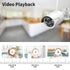 GloboStar® 86037 Ασύρματο Καταγραφικό με 4 x Camera 2MP 1080P WiFi 150° Μοιρών - Αδιάβροχο IP66 - Νυχτερινή Όραση με LED IR - Μονή Κατέυθυνση Ομιλίας - Ανιχνευτή Κίνησης - Νυχτερινή Λήψη - Λευκό - ledmania.gr